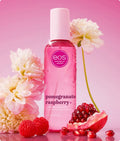 eos Cashmere Body Mist, Pomegranate Raspberry, body spray for women, hair mist, fruity, moisturizing, hyaluronic acid, glycerin, vegan, cruelty-free, 6 fl oz