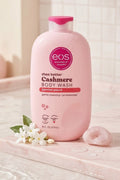 EOS Cashmere Body Wash – Jasmine Peace, Moisturizing Body Wash, Creamy Gel Formula, with Shea Butter, Glycerin, Vitamin E, pH Balanced, Sensitive Skin, Vegan, 16 fl oz